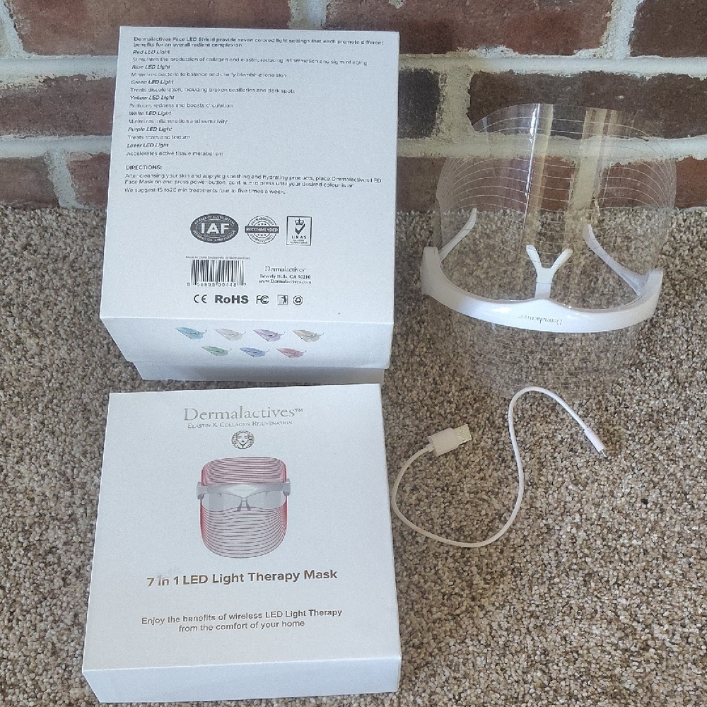 White LED Light Therapy Mask